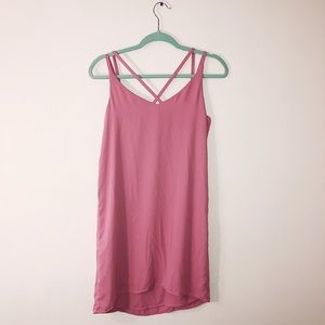 Pink Crossover Dress
